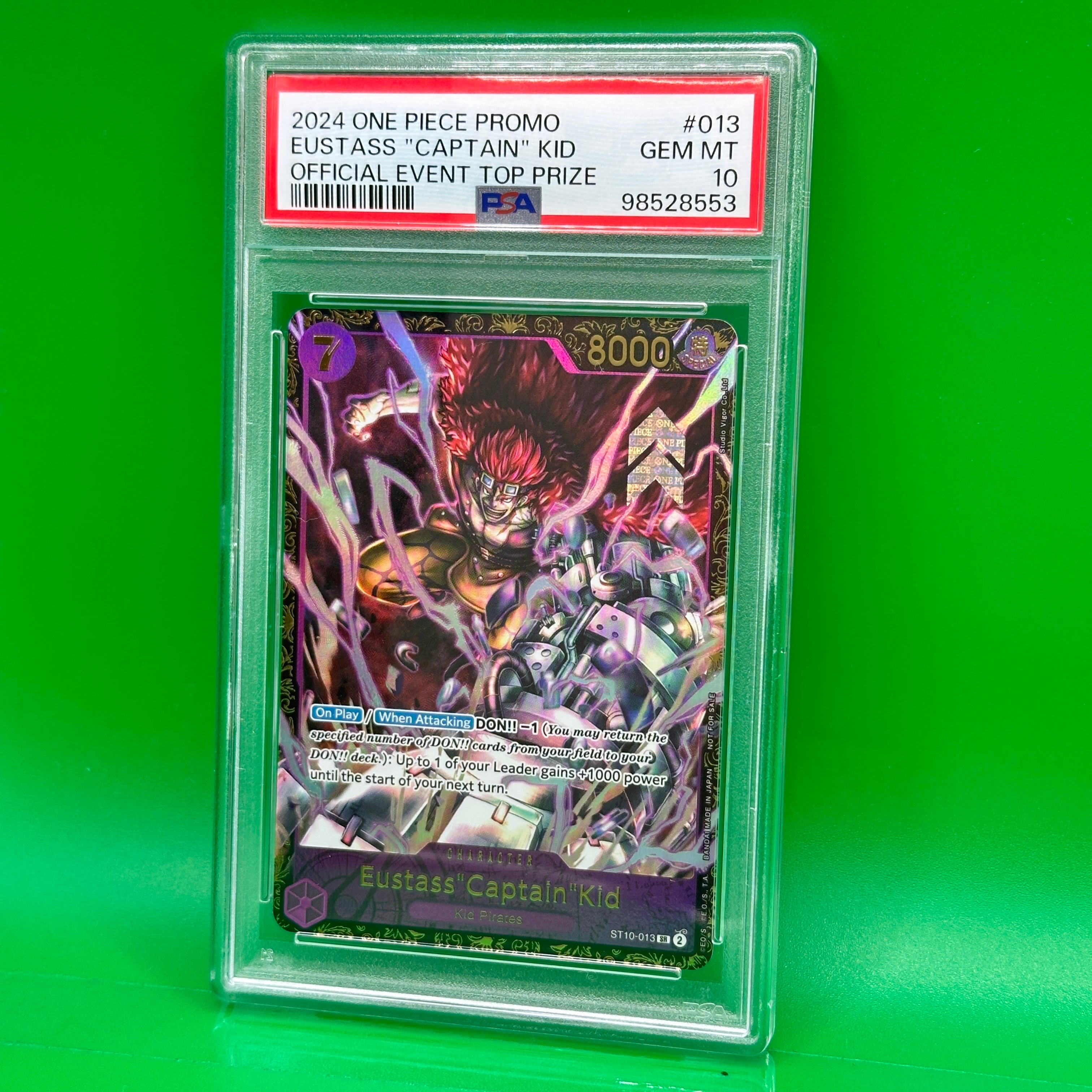 ユースタス・キッド SR [ST10-013]【英語版】(プロモーションカード「2024 3‐5月 オンライン リージョナル イベント」)