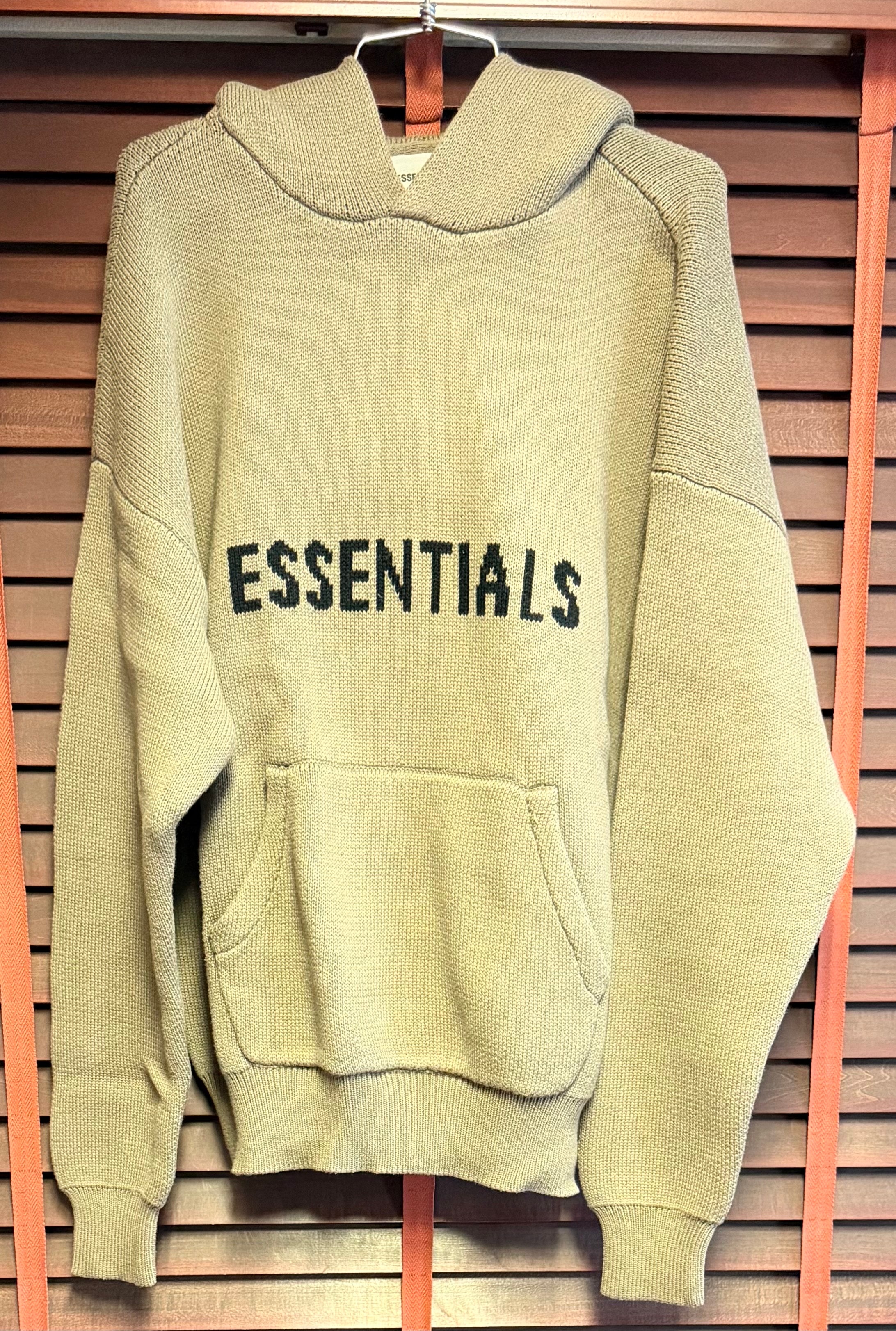 FEAR OF GOD ESSENTIALS KNIT PULLOVER "Harvest"