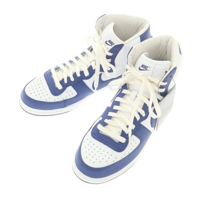【中古】コムデギャルソンオムプリュス COMME des GARCONS HOMME PLUS × NIKE 2023年春夏 TERMINATOR スニーカー ホワイトxブルー【サイズ28cm】【メンズ】