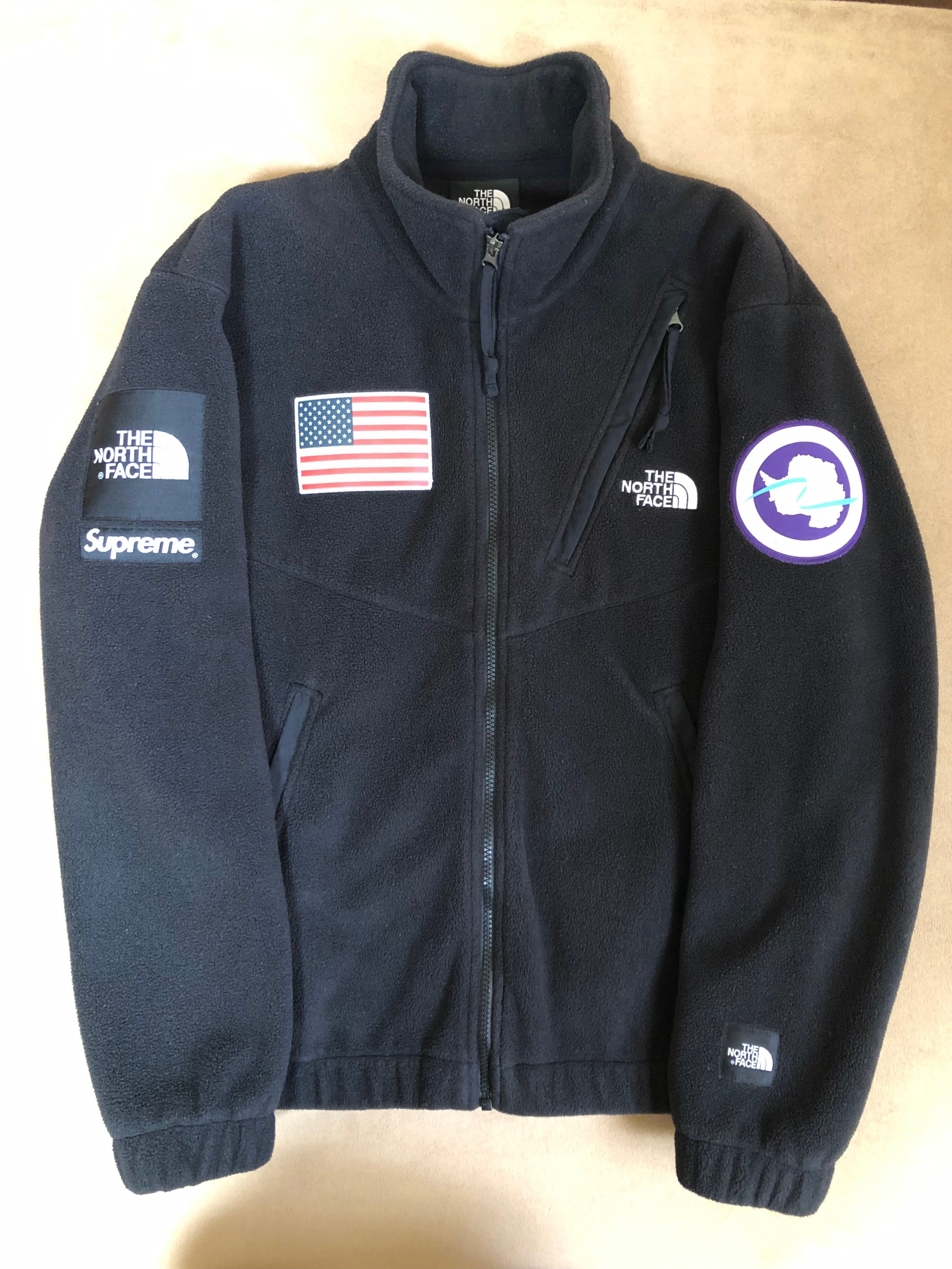 Supreme x The North Face Polartec Fleece Jacket "Black"