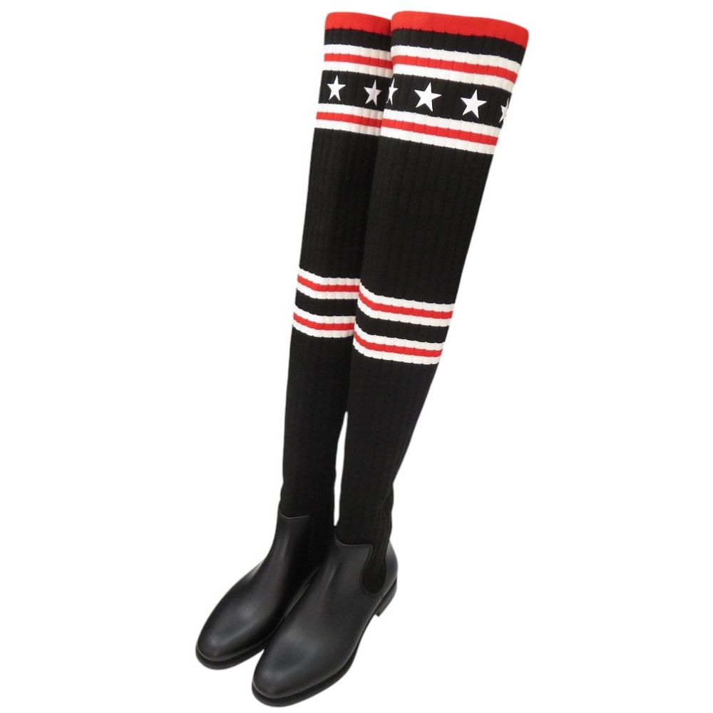 ジバンシィ    ストーム レインブーツ ニーハイ ロングブーツ