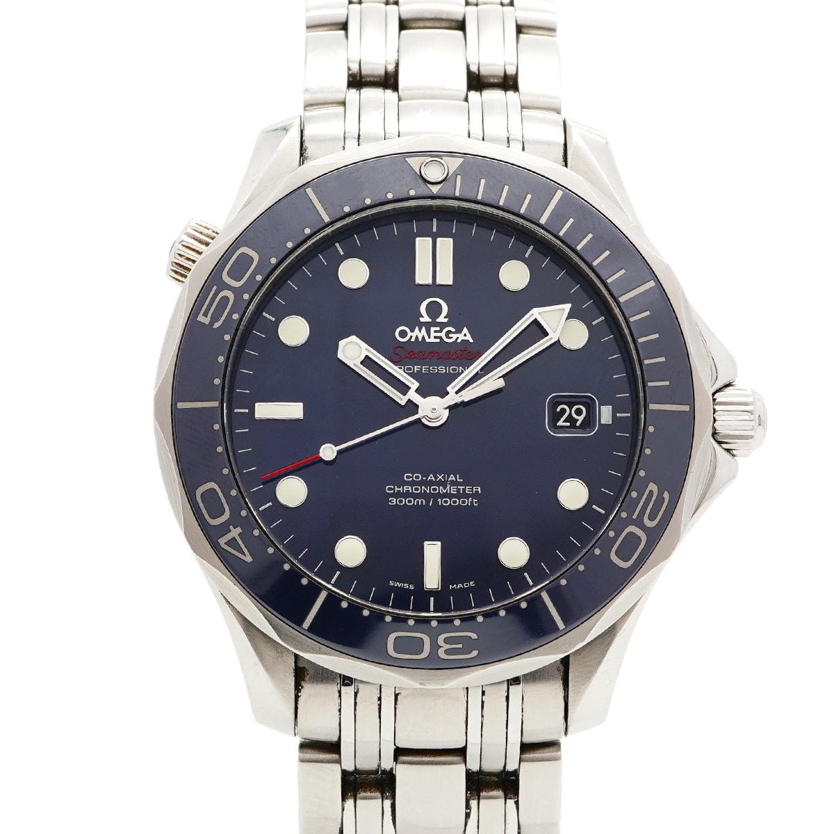 【6wda0068】オメガ シーマスター 212.30.41.20.03.001 ネイビー文字盤【中古】腕時計 メンズ