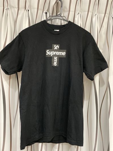 Supreme Cross Box Logo Tee "Black"