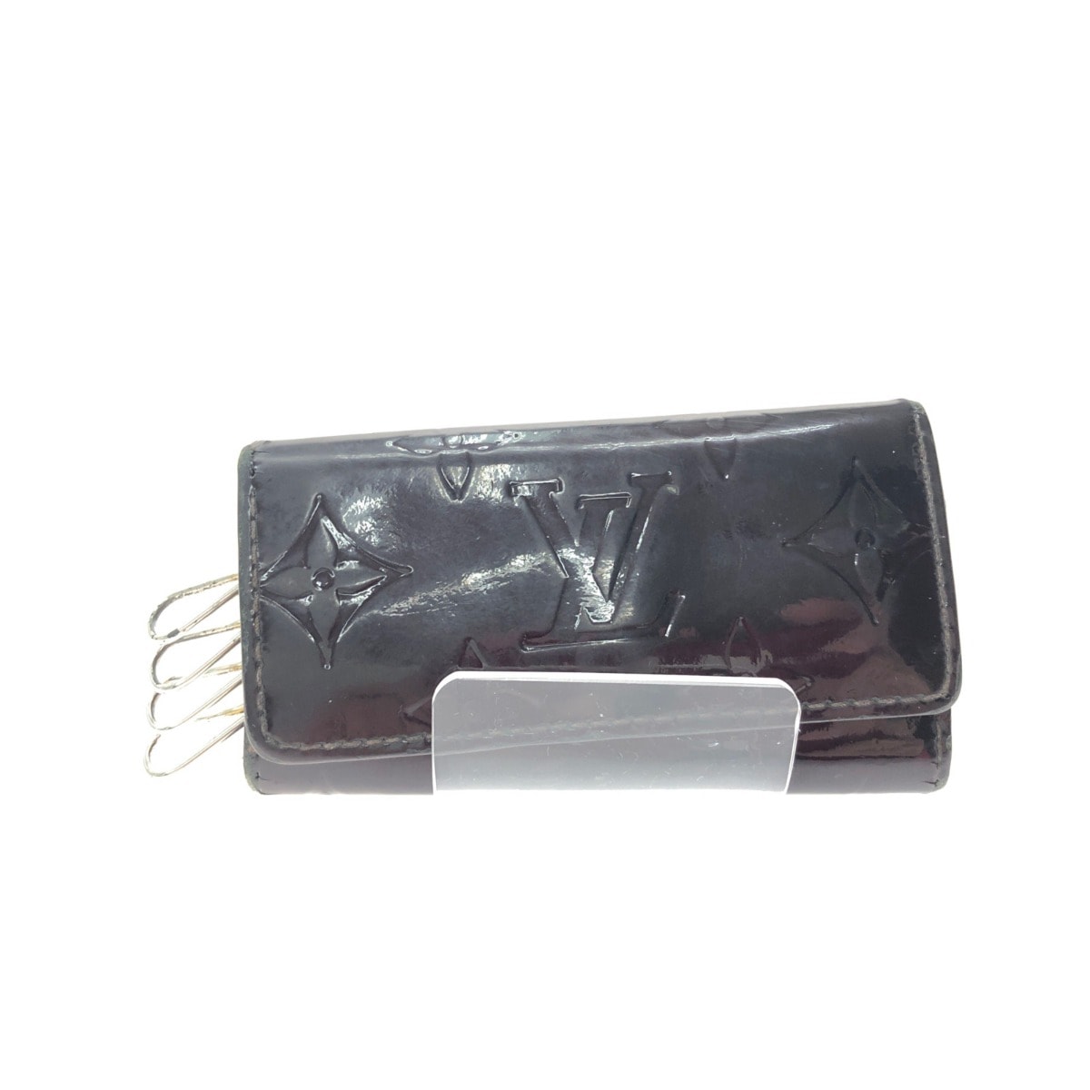 ▼▼LOUIS VUITTON ルイヴィトン ユニセックス キーケース モノグラム ヴェルニ ミュルティクレ4 4連  M93517 アマラント