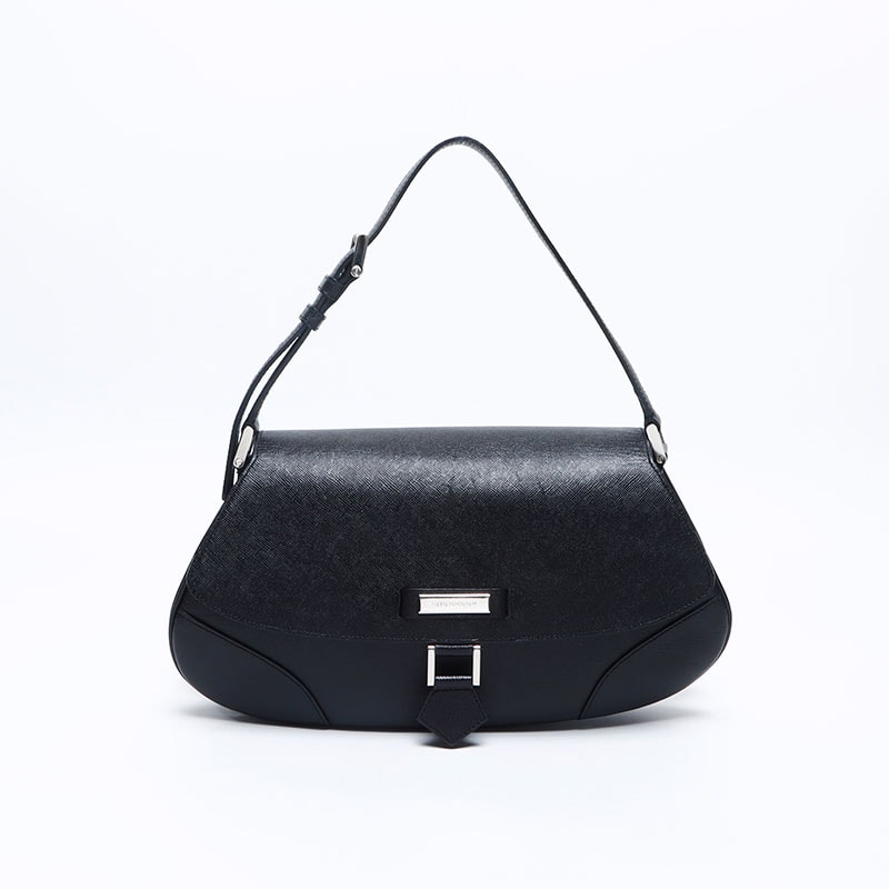 バーバリー BURBERRY レザー ショルダーバッグ【中古】