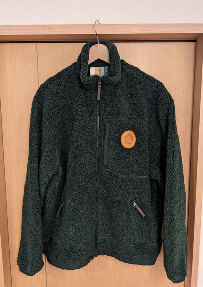 kith pinehurst bonded sherpa full zip