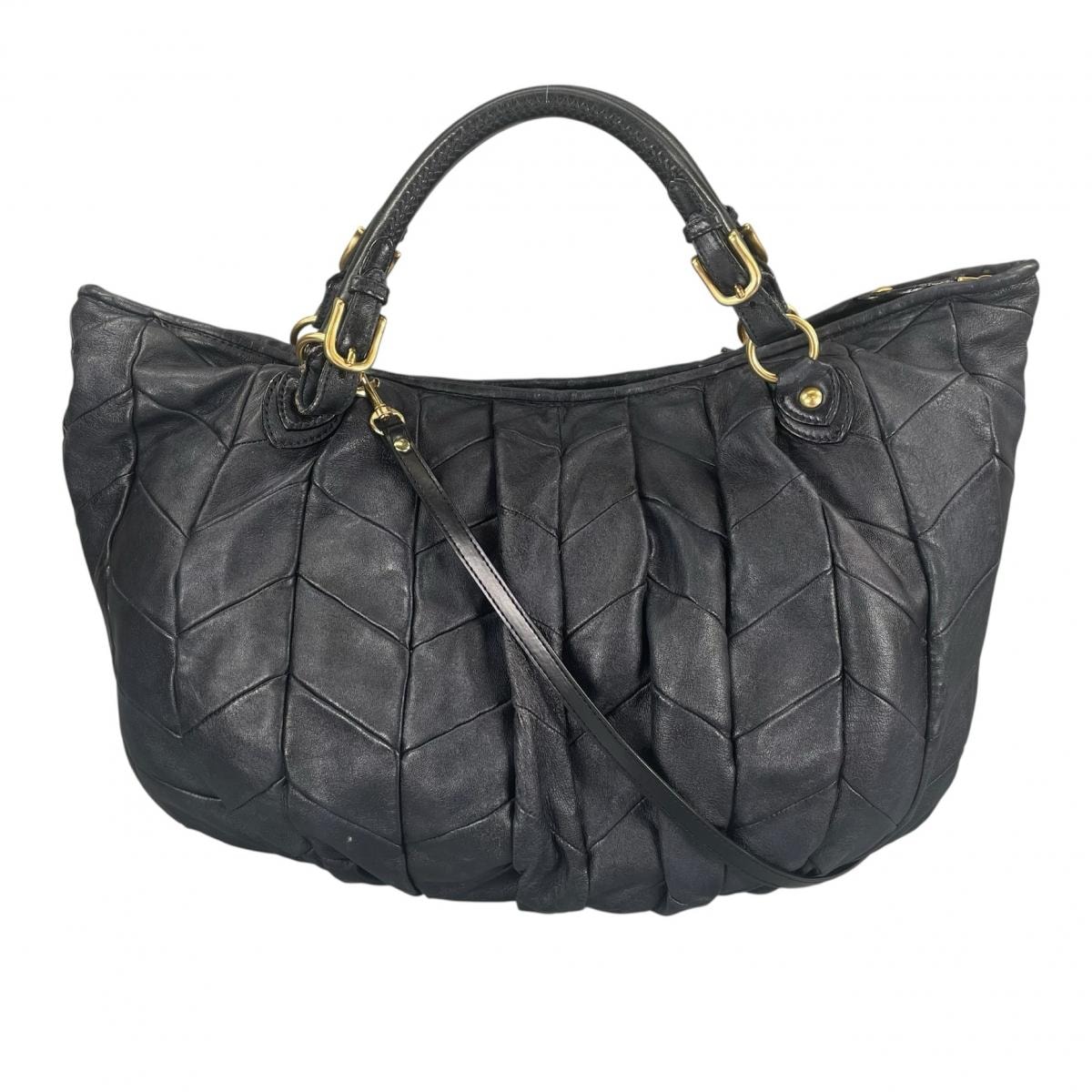 ミュウミュウ MIUMIU Matelassé キルティング ハンドバッグ