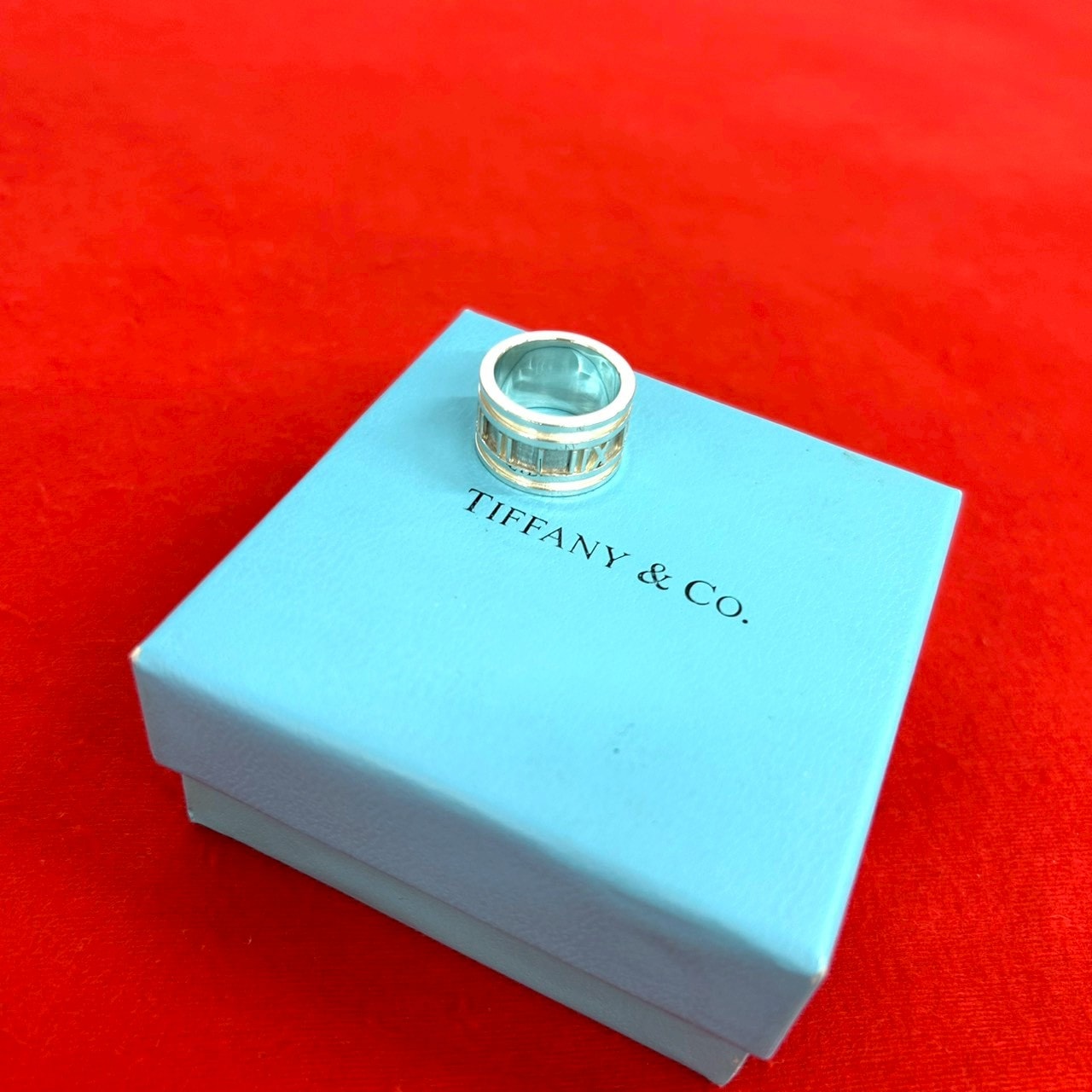 TIFFANY&Co. ティファニー ワイド アトラス リング シルバー925 リング・指輪 9号 シルバー
 96960