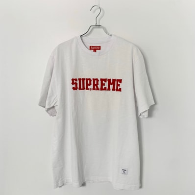 Supreme Twill Applique S/S Top "White"