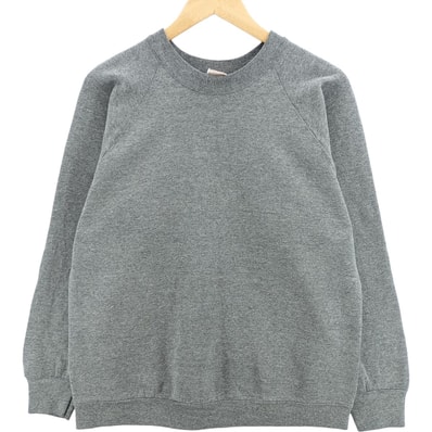 古着 フルーツオブザルーム FRUIT OF THE LOOM 無地 ブランクスウェットシャツ トレーナー USA製 メンズL相当/eaa480949