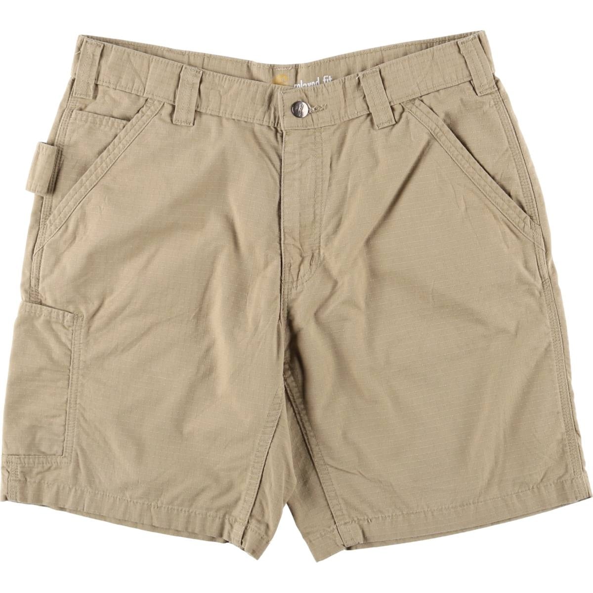 古着 カーハート Carhartt RELAXED FIT リップストップ ワークショーツ ショートパンツ メンズw35相当/eaa586208