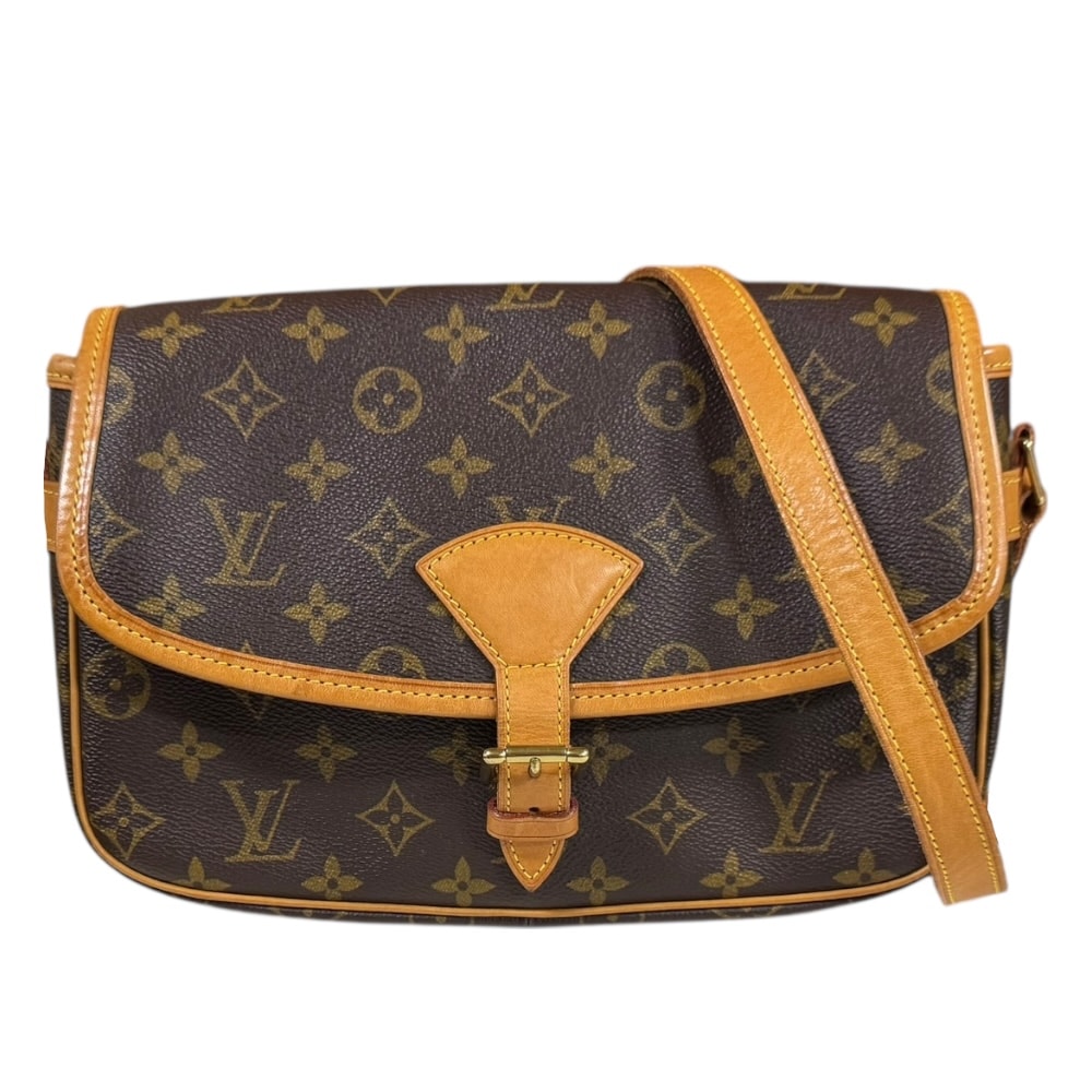 ルイヴィトン ソローニュ モノグラム ショルダーバッグ モノグラムキャンバス M42250 ブラウン レディース LOUIS VUITTON  中古
