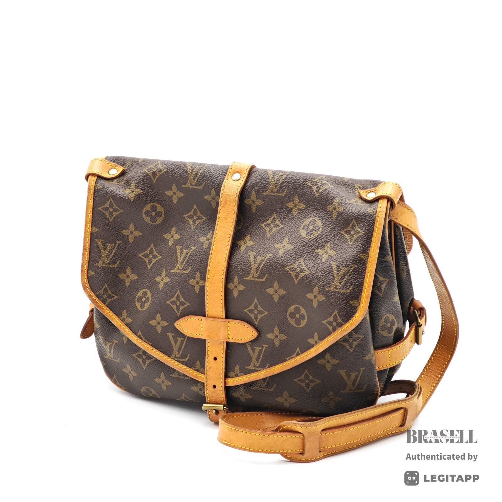 LOUIS VUITTON ルイ・ヴィトン ソミュール30 モノグラム ソミュール30 M42256 FH0940 ショルダーバッグ Monogram Canvas Brown レディース