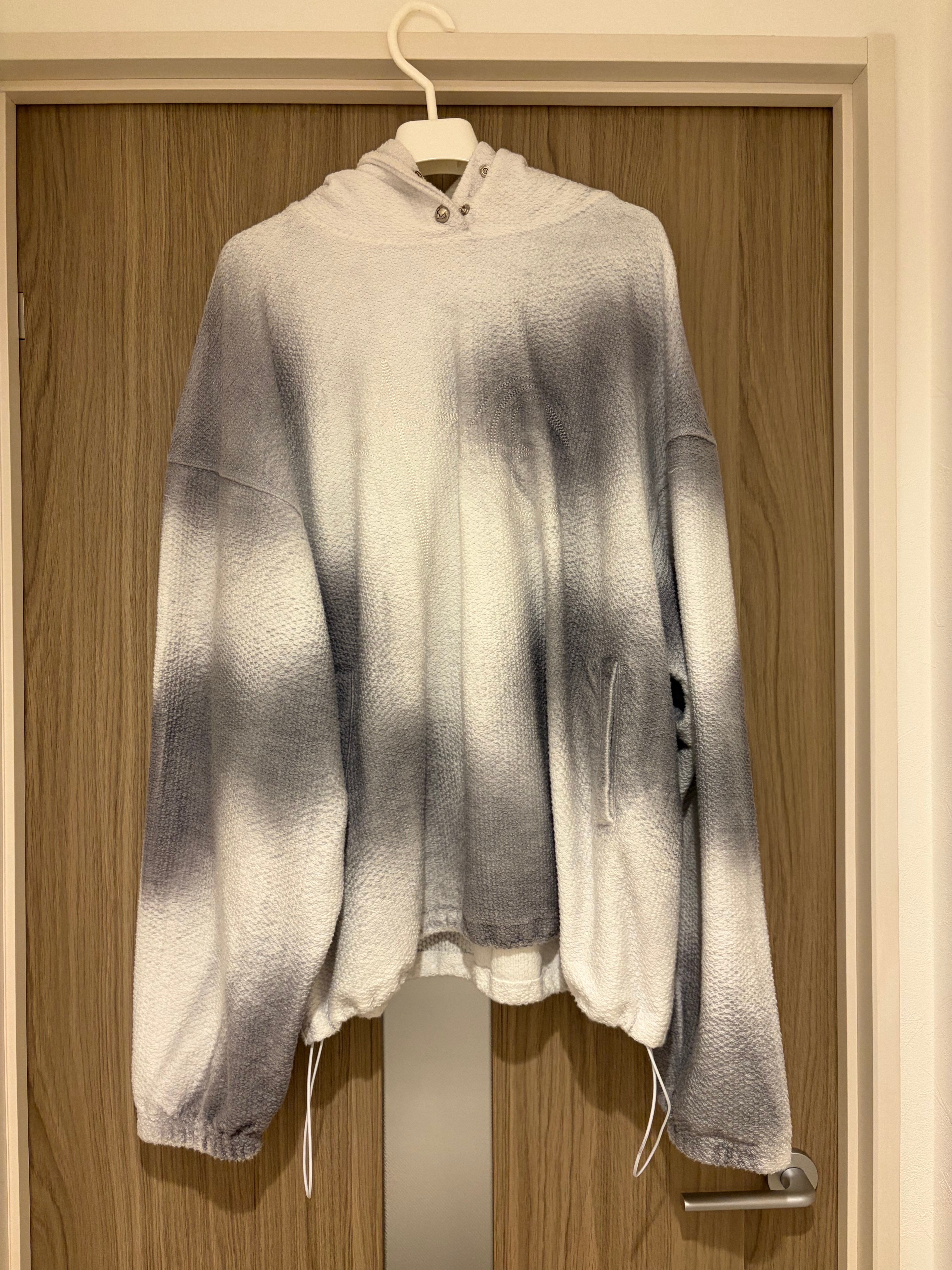 THUG CLUB TC Sprayed Terry Hoodie "White"