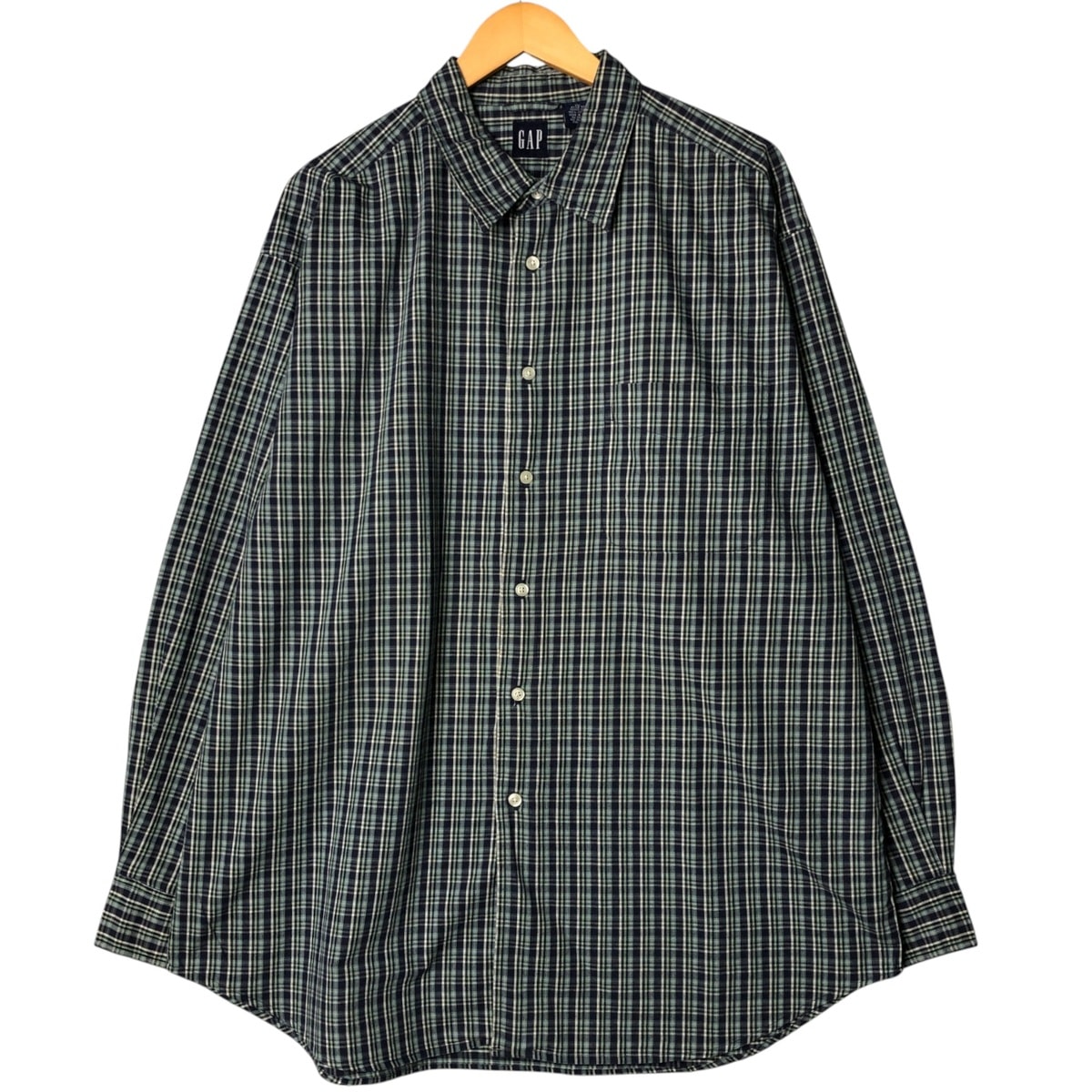 古着 90年代 ギャップ GAP オールドギャップ 長袖 コットンチェックシャツ メンズXL相当 ヴィンテージ/eaa584246