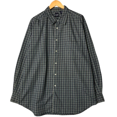 古着 90年代 ギャップ GAP オールドギャップ 長袖 コットンチェックシャツ メンズXL相当 ヴィンテージ/eaa584246