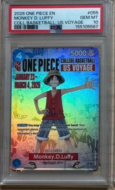 PSA10】モンキー・D・ルフィ：P (開封済) [P-055]【英語版