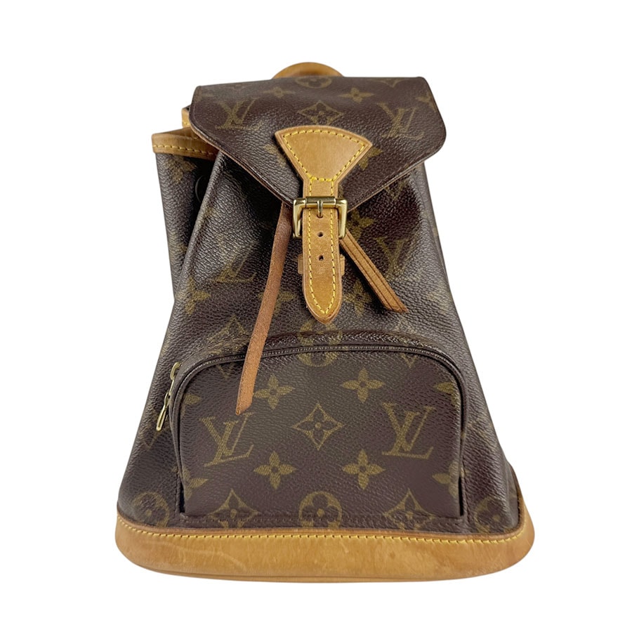 ルイ ヴィトン LOUIS VUITTON リュック モノグラム ミニ モンスリ モノグラムキャンバス ブラウン ゴールド レディース M51137【中古】 z6996