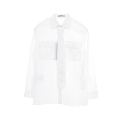 プラダ PRADA 衣料品 トップス コットン レディース ホワイト系 【中古】