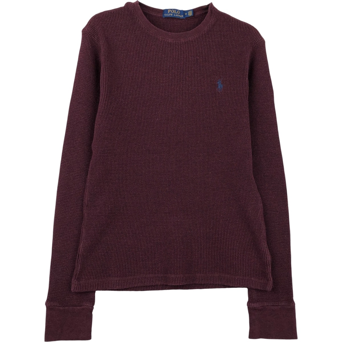 古着 ラルフローレン Ralph Lauren POLO RALPH LAUREN サーマルロンT ワッフル レディースM相当/eaa615753