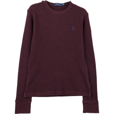古着 ラルフローレン Ralph Lauren POLO RALPH LAUREN サーマルロンT ワッフル レディースM相当/eaa615753