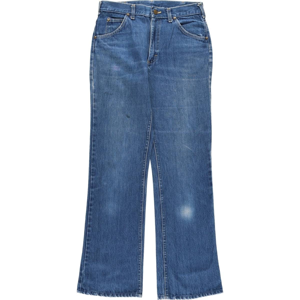 古着 70~80年代 リー Lee フレアカットデニムパンツ USA製 メンズw29相当 ヴィンテージ/eaa482853