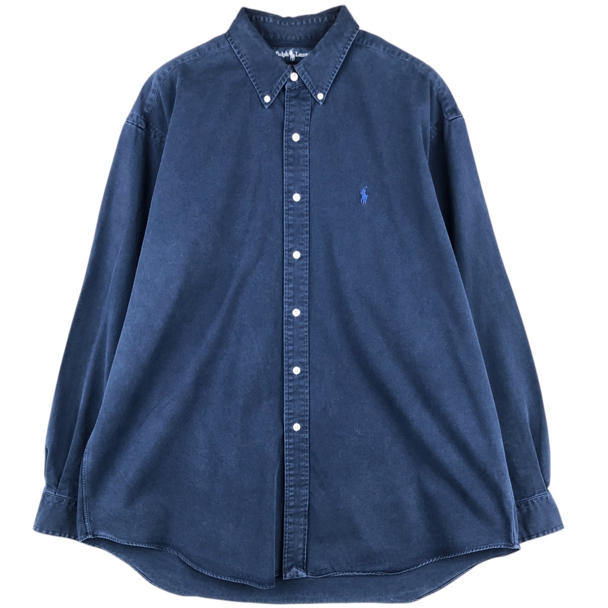 古着 ラルフローレン Ralph Lauren BLAKE 長袖 ボタンダウンシャツ メンズXL相当/eaa628889