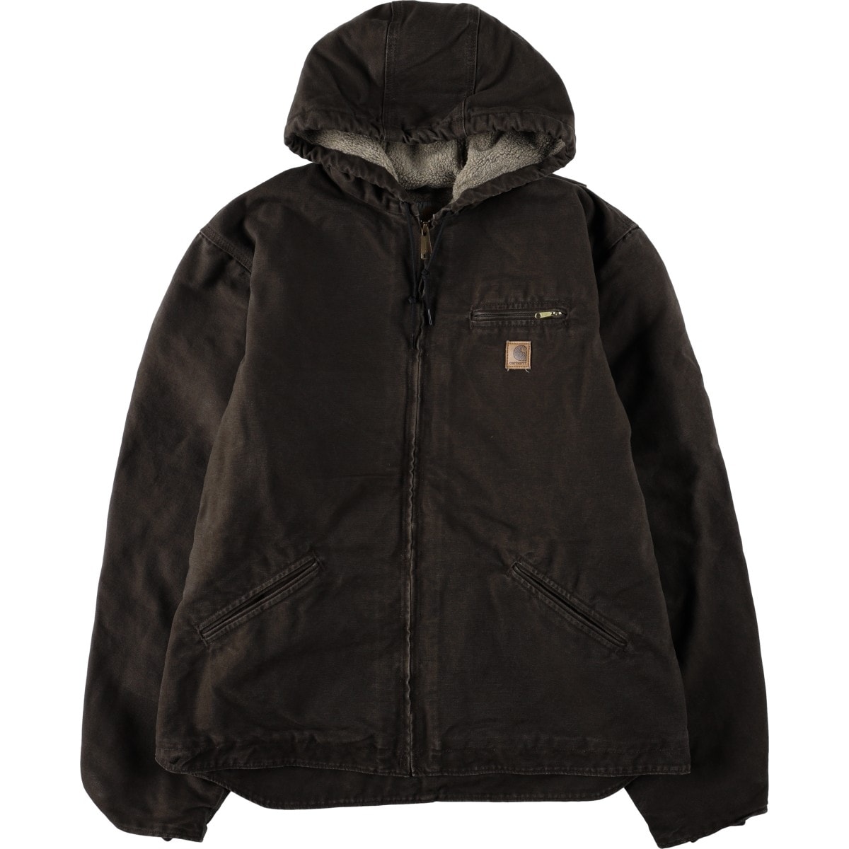 古着 カーハート Carhartt シエラジャケット 中綿入り ダックフルジップパーカー メンズXL相当/eaa675582