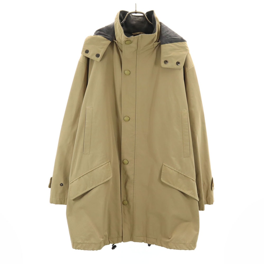 BURBERRY LONDON バーバリーロンドン 三陽商会 日本製 フーデッド コート M ベージュ