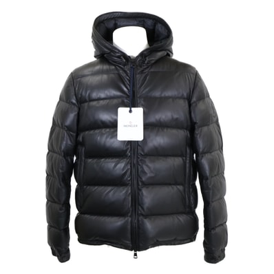 モンクレール 新品同様 GEBROULAZ/ゲブロウラズ ラムスキン フーデッド ダウンジャケット 4