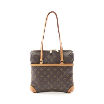 ルイ・ヴィトン LOUIS VUITTON クーサンGM ショルダーバッグ バッグ PVCコーティングキャンバス レザー モノグラム レディース ブラウン系 M51141 【中古】