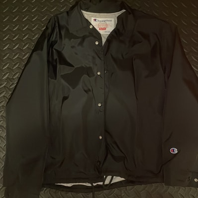 Supreme x Champion Coaches Jacket "Black"