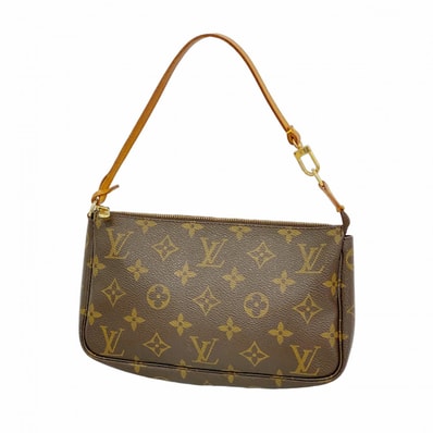 ★SALE【6dc2489】ルイヴィトン ポーチ モノグラム ポシェットアクセソワール M51980 ブラウン【中古】レディース