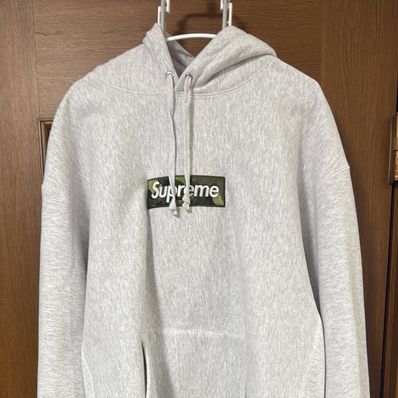 Supreme Box Logo Hooded Sweatshirt "Ash Grey" (23FW)