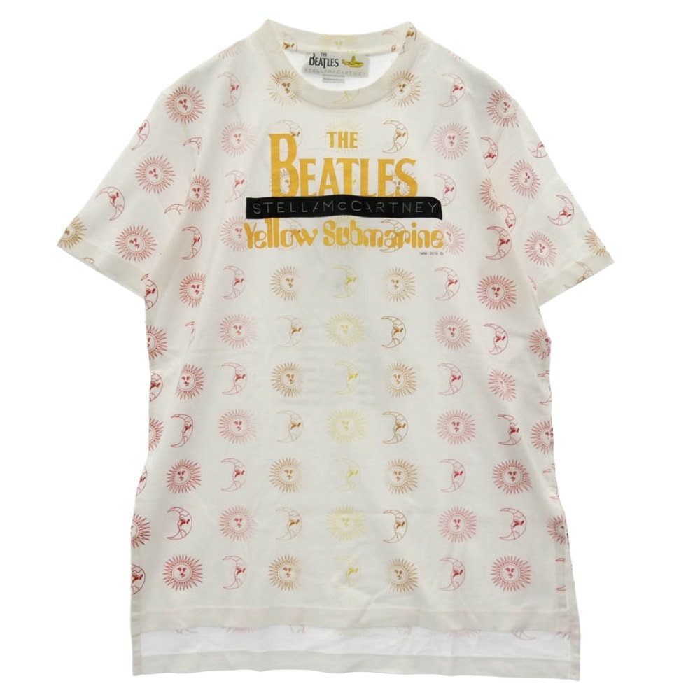 Stella McCartney ステラマッカートニー 半袖Tシャツ 581105 SNW07 BEATLES ビートルズ ロゴ Tシャツ カットソー 半袖 ホワイト系 36【中古】