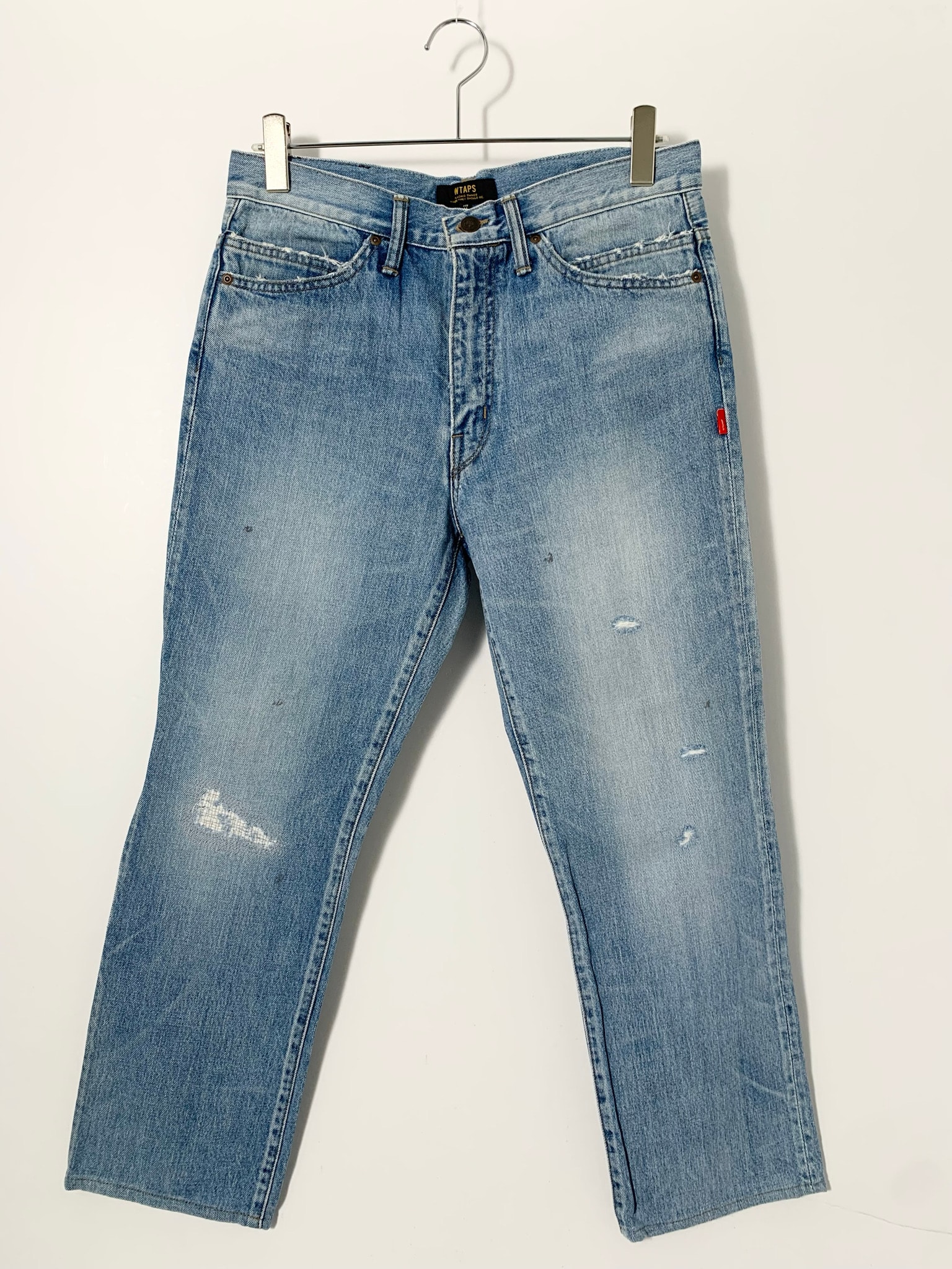 WTAPS BLUES SKINNY / TROUSERS. COTTON. DENIM. TRASH "Indigo"