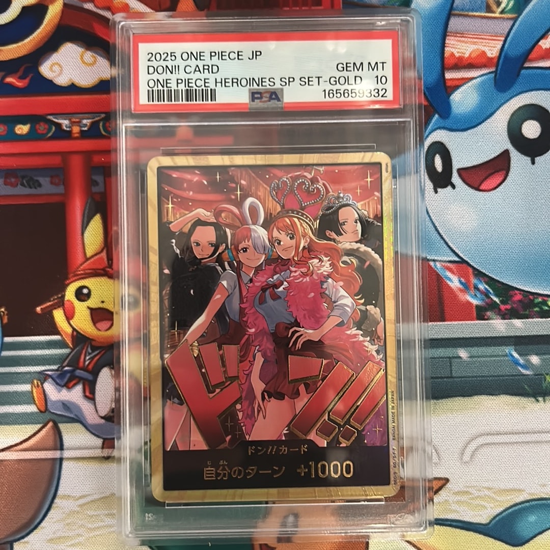 PSA10】ドン!!カード : ロビン&ウタ&ナミ&ハンコック 金ドン [開封済