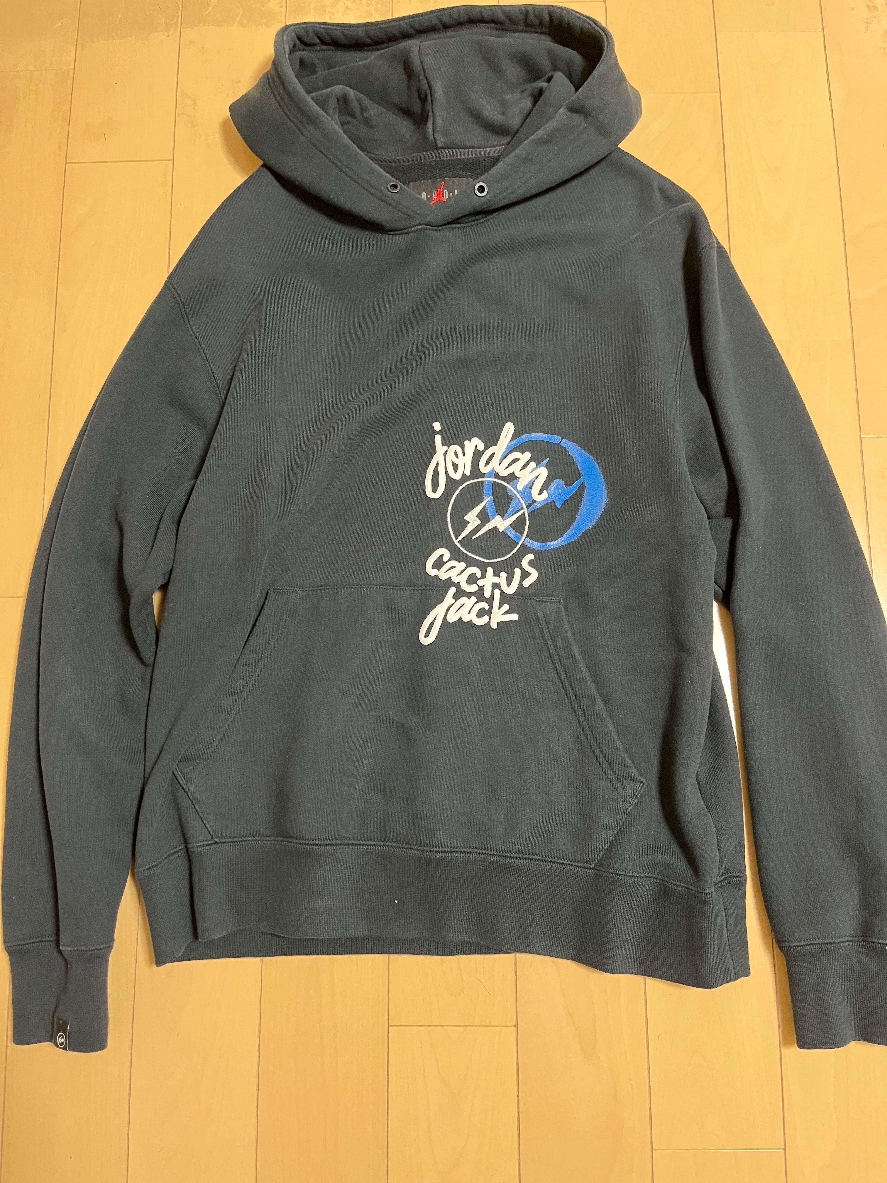 エアジョーダン トラヴィススコット フラグメント フーディー "ブラック"