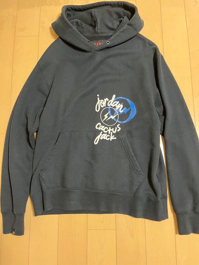 Air Jordan Travis Scott Fragment Hoodie "Black"