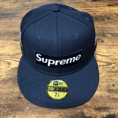 Supreme No Comp Box Logo New Era "Navy"