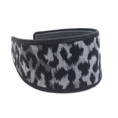 クリスチャンディオール Christian Dior カチューシャ キャンバス ブラック/グレー レディース【中古】 h32138a