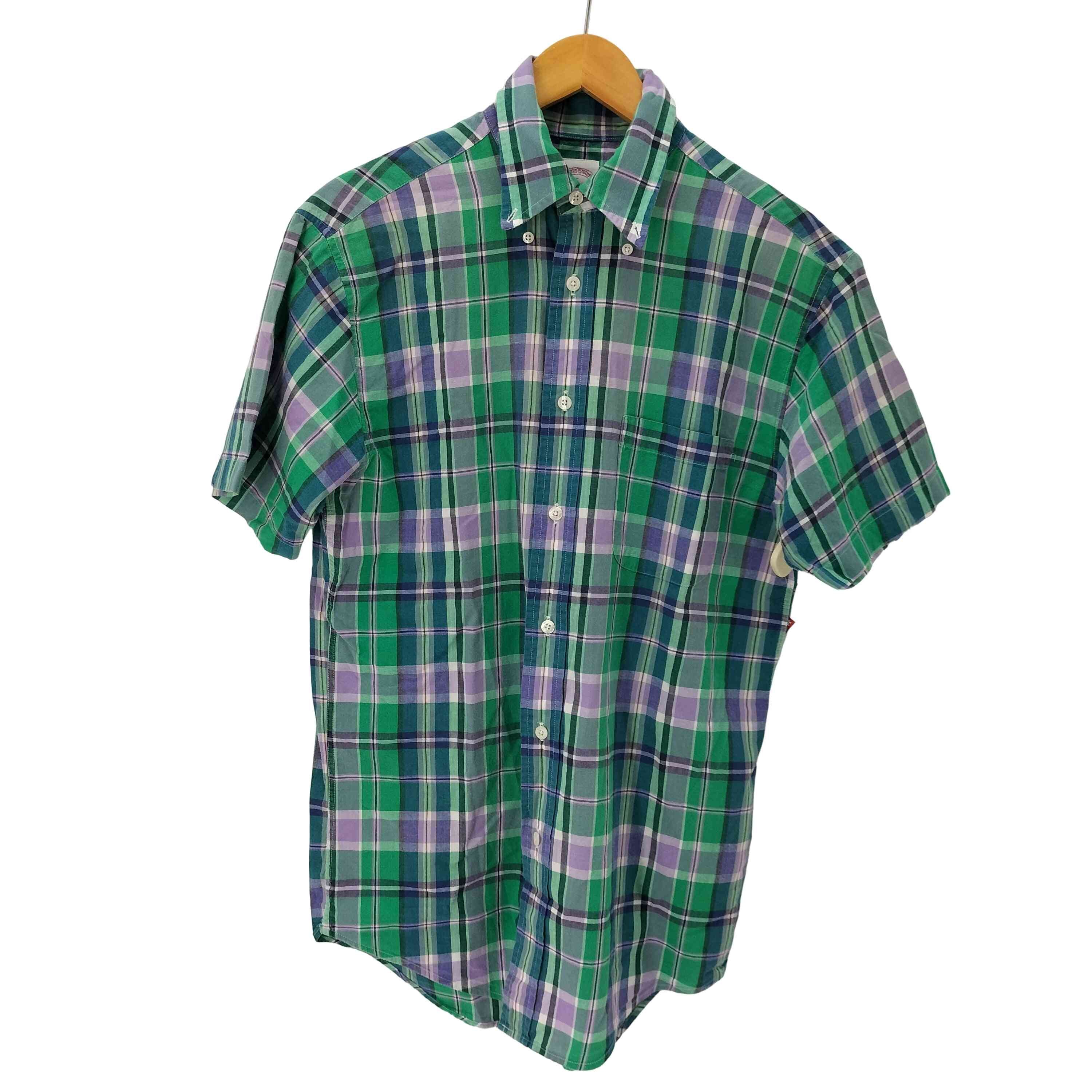 THE ORIGINAL POLO SHIRT ボタンダウン 半袖 チェックシャツ【1138609518905】