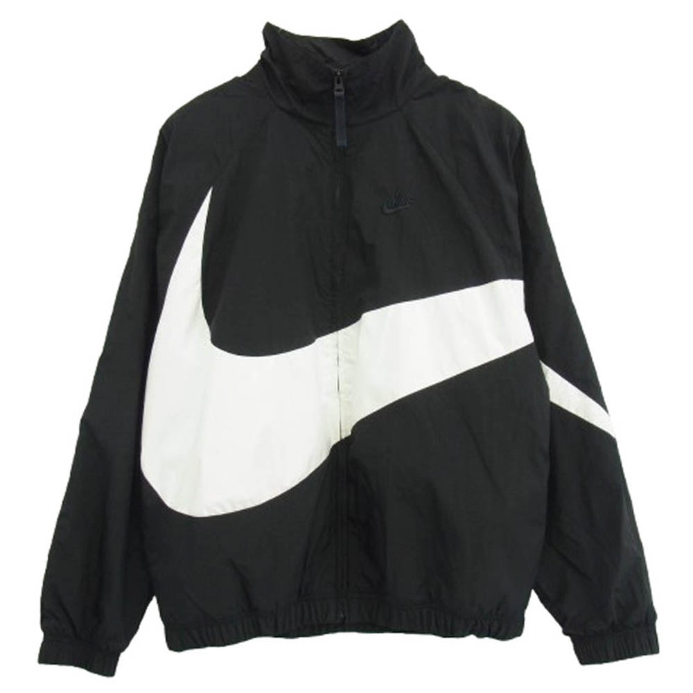 NIKE ナイキ ジャケット AR3133-010 HBR STMT WOVEN JACKET ビッグスウッシュ ウーブンジャケット ナイロンジャケット ブラック系 M【中古】
