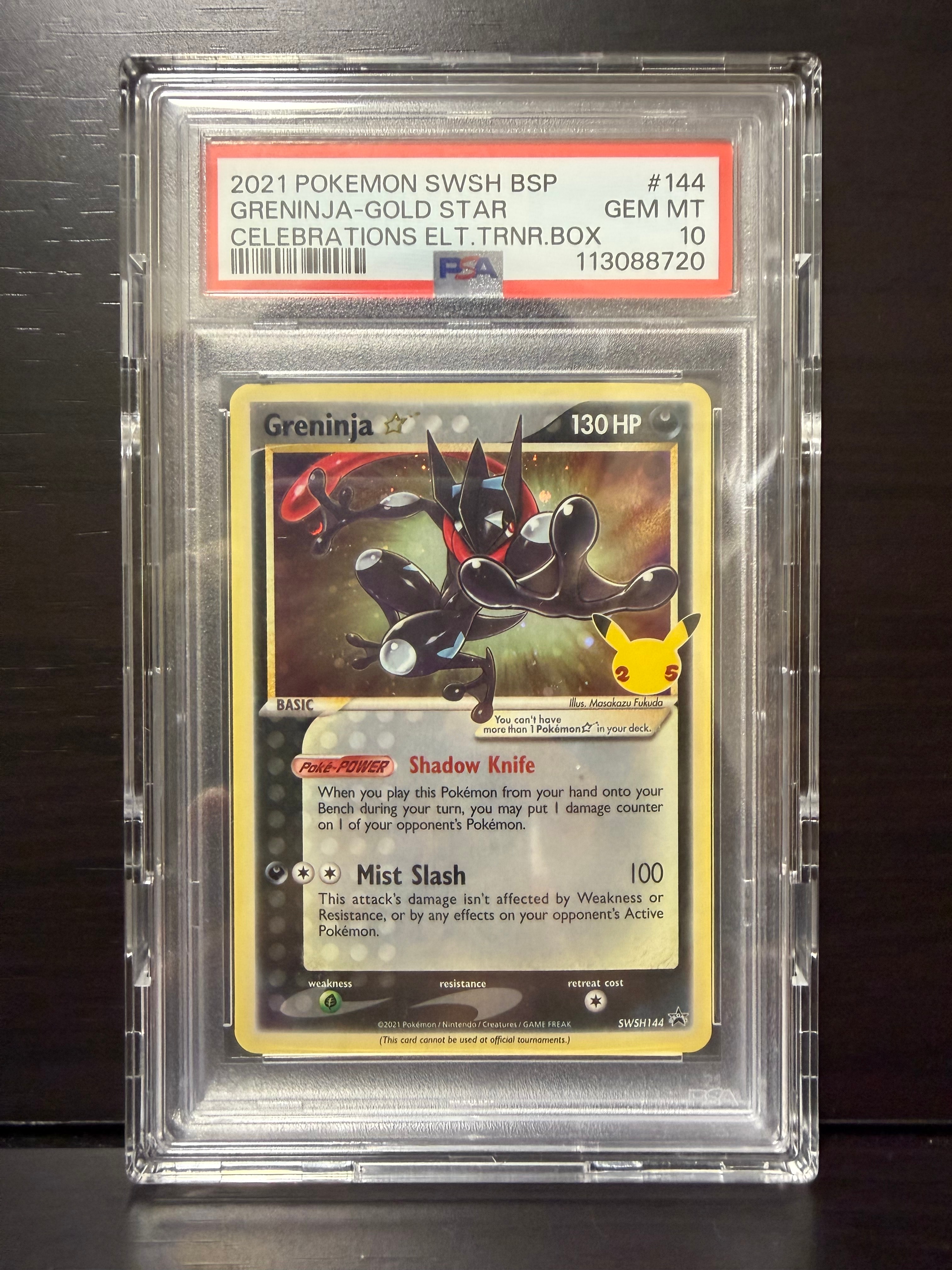 PSA10】ゲッコウガ☆ P [SWSH144]【英語版】(ソード&シールド「セレブ