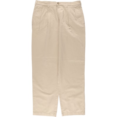 古着 ラルフローレン Ralph Lauren POLO by Ralph Lauren ツータック チノパンツ カナダ製 メンズw35相当/eaa558468