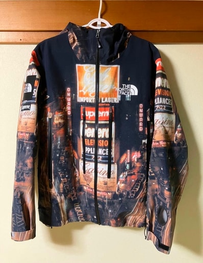 Supreme x The North Face Taped Seam Shell Jacket "Times square" NP52207I x NF0A82RK