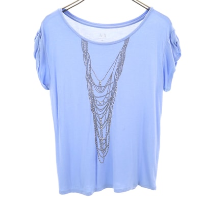 ARMANI EXCHANGE アルマーニエクスチェンジ 半袖 カットソー XS ブルー