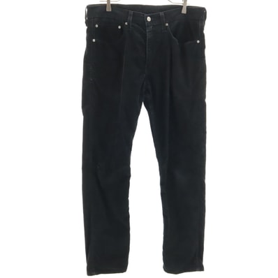 Levi's リーバイス コーデュロイ ロングパンツ W34 ブラック 502