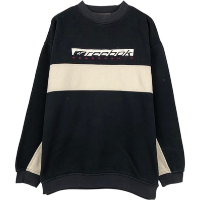 古着 00年代 リーボック Reebok ロゴスウェットシャツ トレーナー メンズXL相当/eaa635007