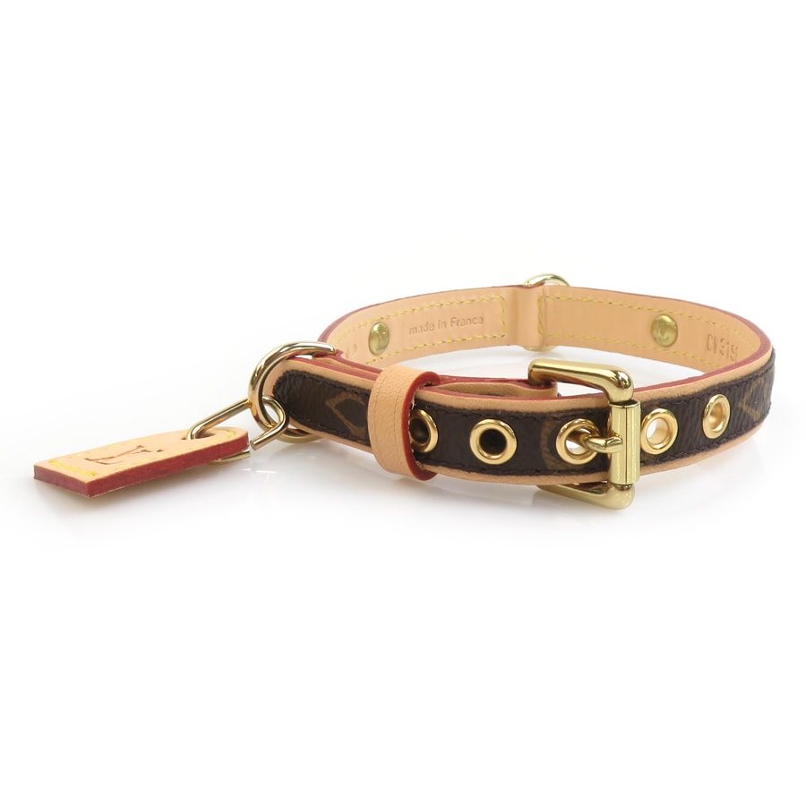 ルイ ヴィトン LOUIS VUITTON 首輪 モノグラム コリエ バクスターPM モノグラムキャンバス ブラウン ユニセックス M58072【中古】 r11127a